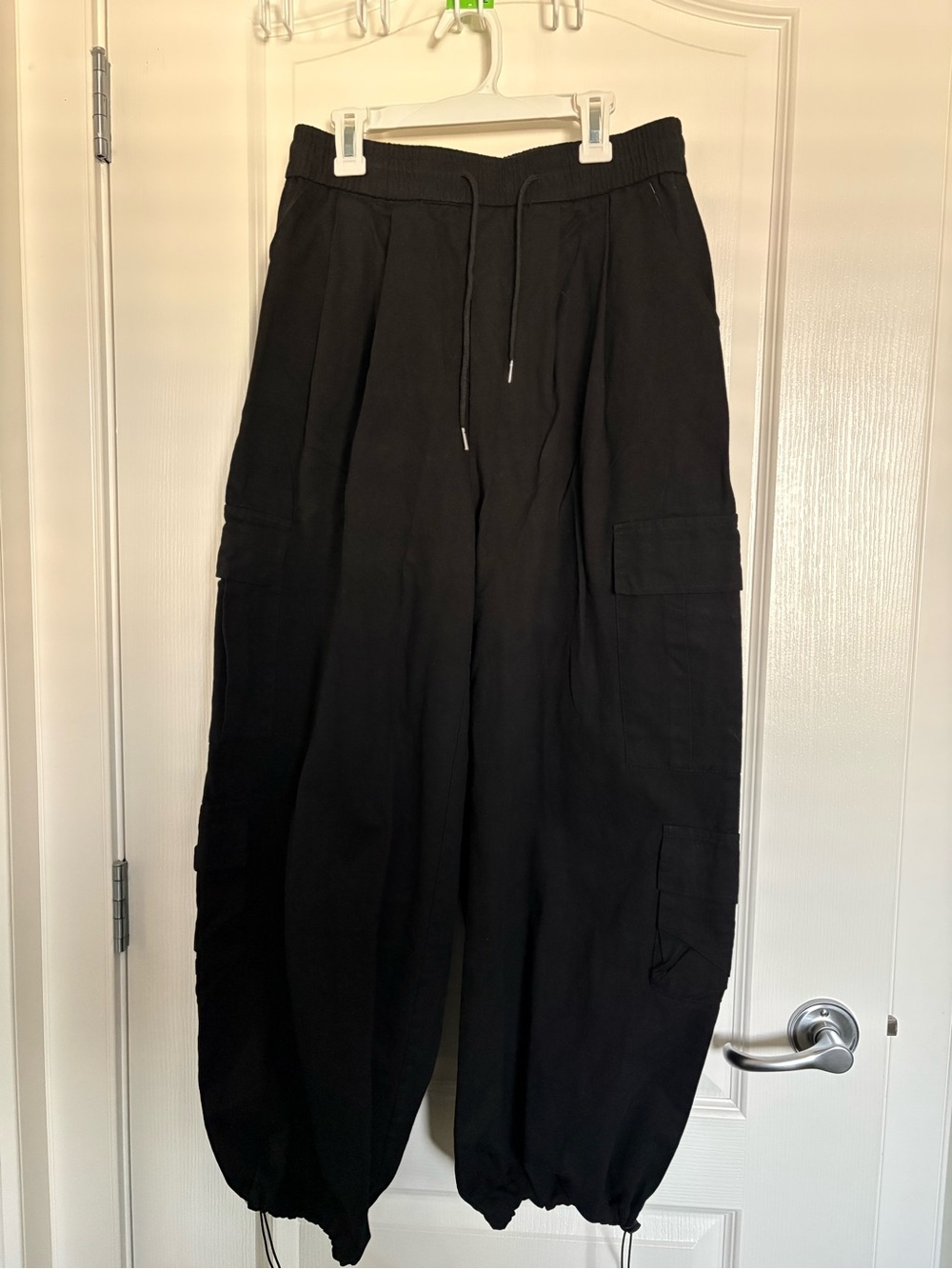 Black Cargo Jogger Cargo Pants